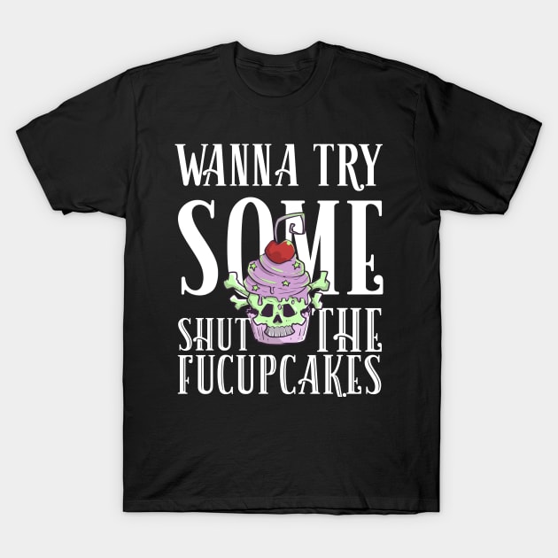 Pastel Goth Cupcake Meme Kawaii Gothic Sarcastic Eboy Egirl T-Shirt by TellingTales